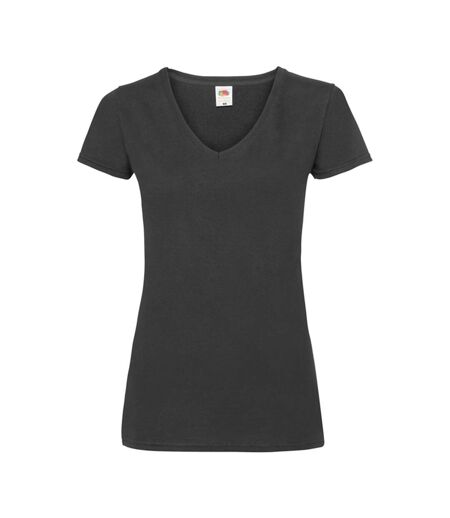 T-shirt Valueweight Femme Noir Fruit Of The Loom