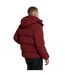 Mens nimbus padded jacket dark red Animal