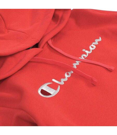 Sweat À Capuche Motif/style Grand Logo Femme Orange Champion