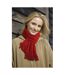 Result Ladies/Womens Active Fleece Winter Tassel Scarf (Red) (One Size)