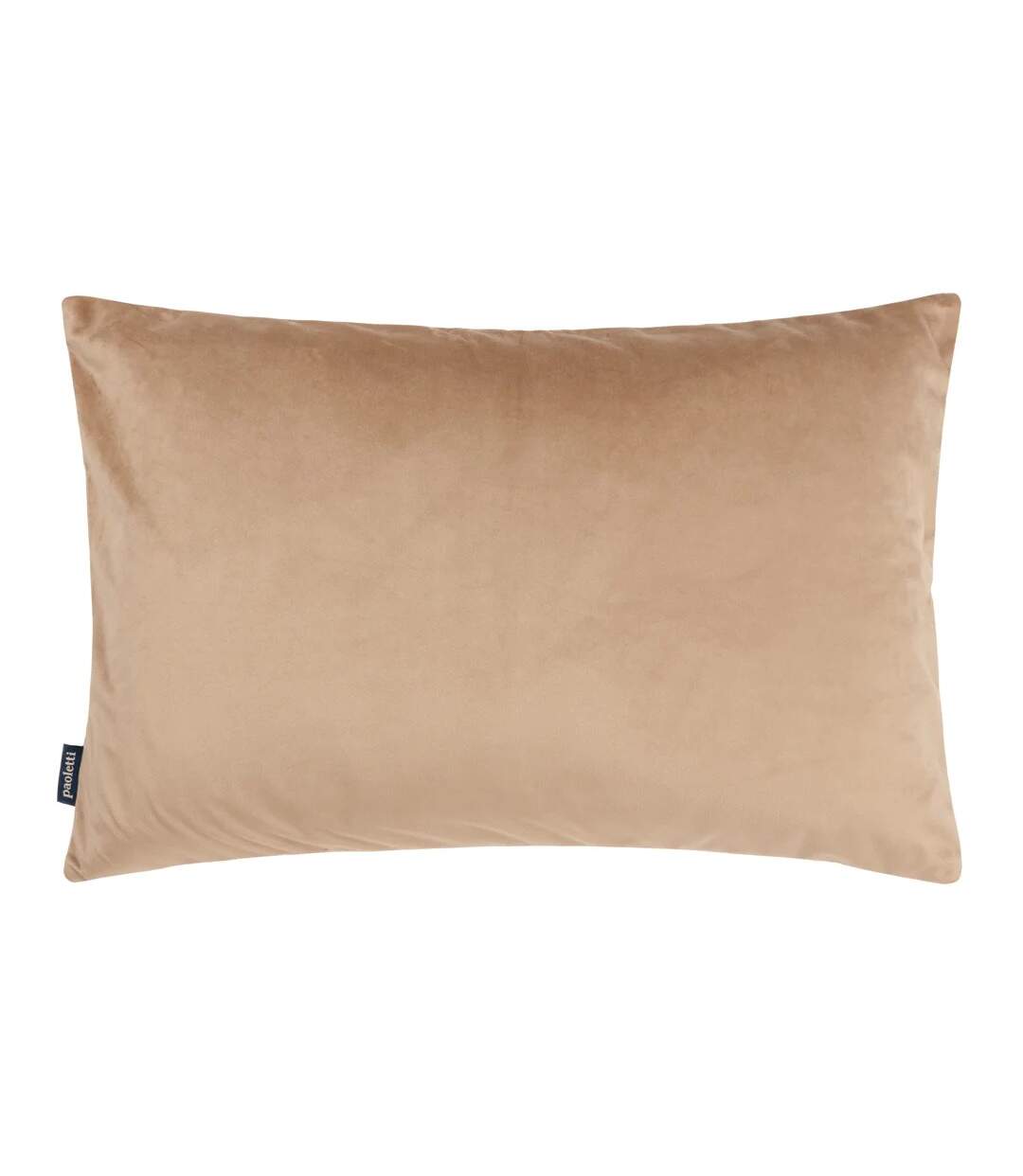 Lexington jacquard velvet cushion cover 40cm x 60cm warm taupe Paoletti