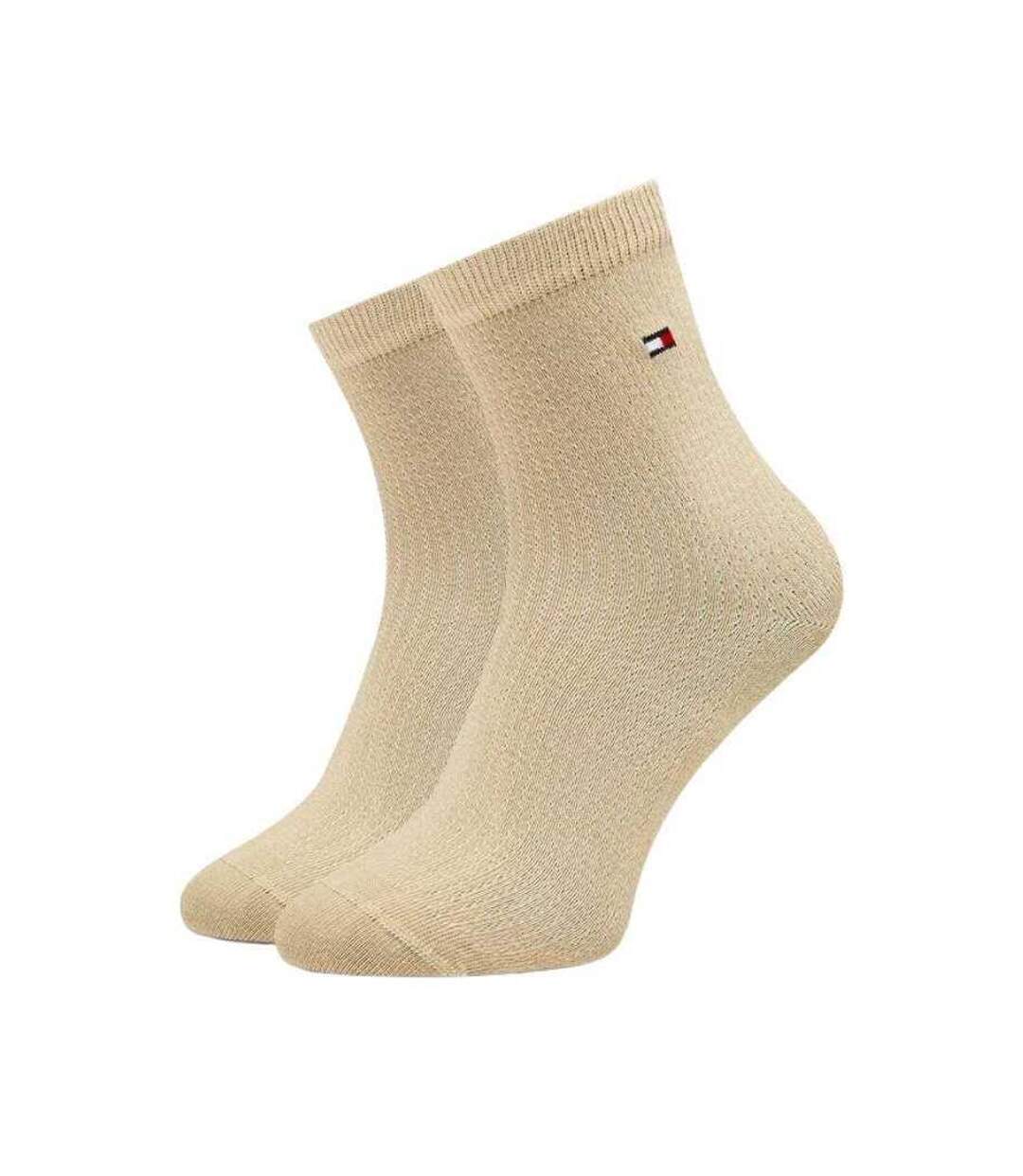 Socquettes Motif/style Uni Femme Beige Tommy Hilfiger-2