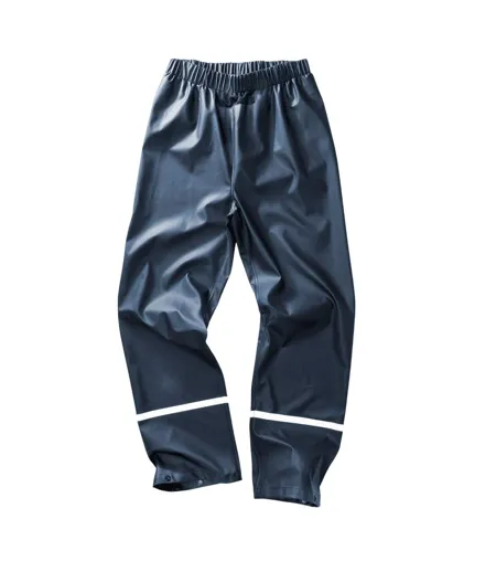 Pantalon Motif/style Bande Réfléchissante Homme Bleu Marine Result Recycled