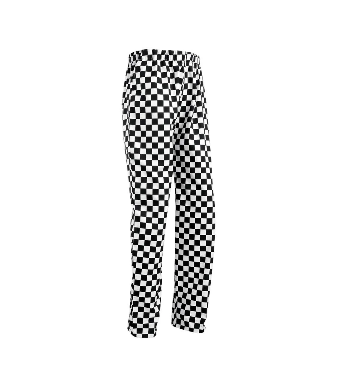 Unisex Adult Essential Chef Trousers Black White Premier-2