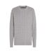 Mens Cable Knit Cotton Crew Neck Jumper Medium Grey Tommy Hilfiger-3