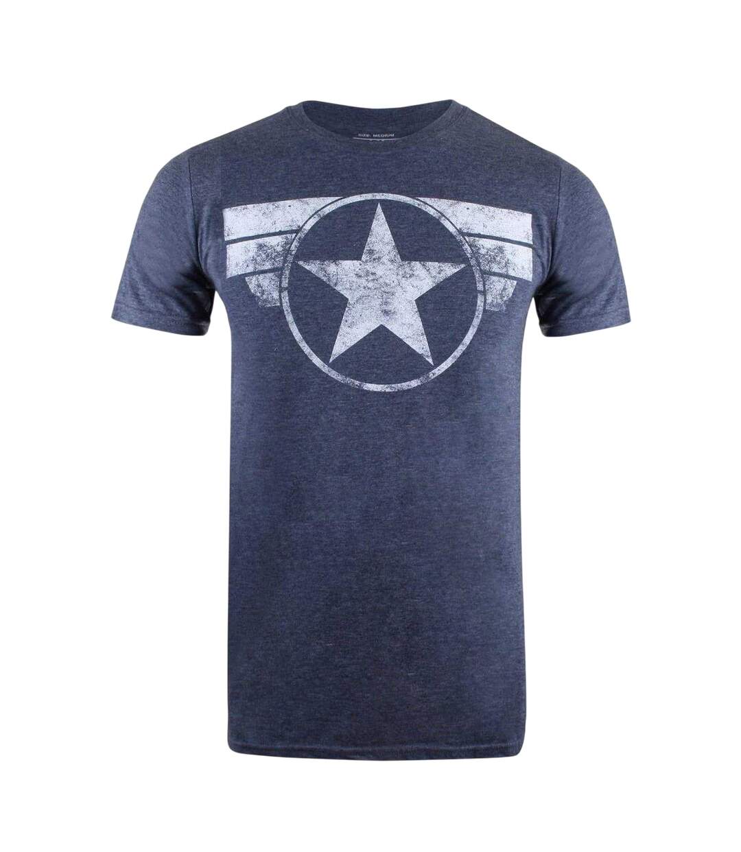 T-shirt Homme Bleu Captain America-2