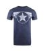 T-shirt Homme Bleu Captain America-2