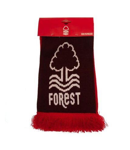 Nottingham Forest FC Nero Scarf (Red/Brown) (One Size) - UTSG31249