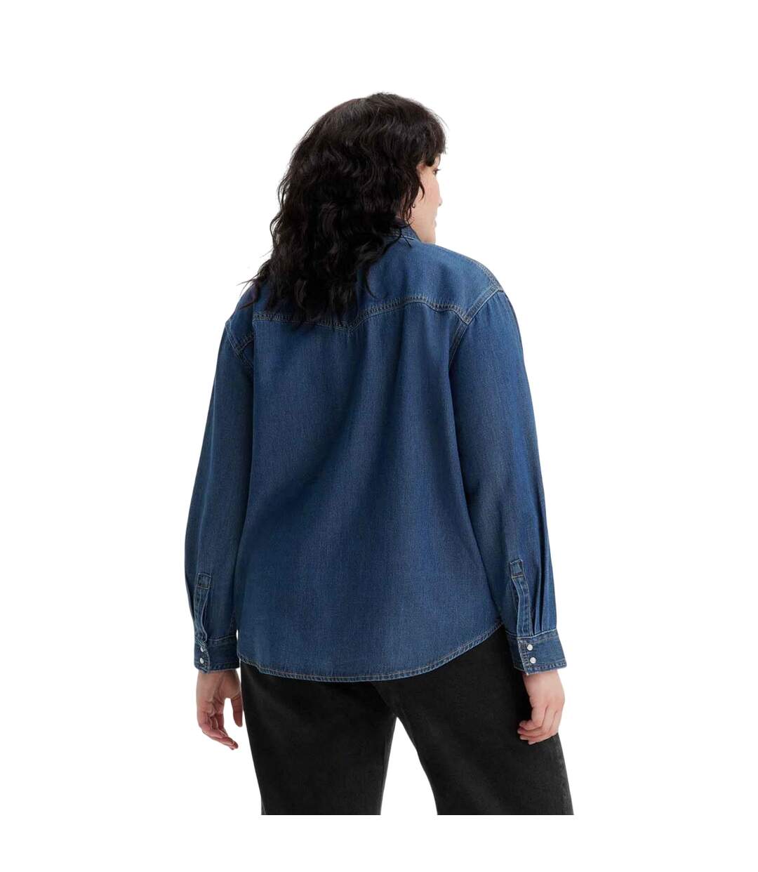 Chemisier Teodora Femme Bleu Denim Levis-3