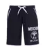 Short De Bain Motif Logo Milano Homme Noir Blanc Moschino-1