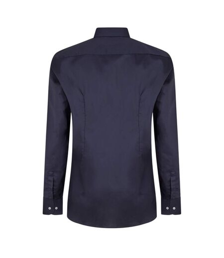 Chemise Habillée Manches Longues Homme Bleu Foncé Boss