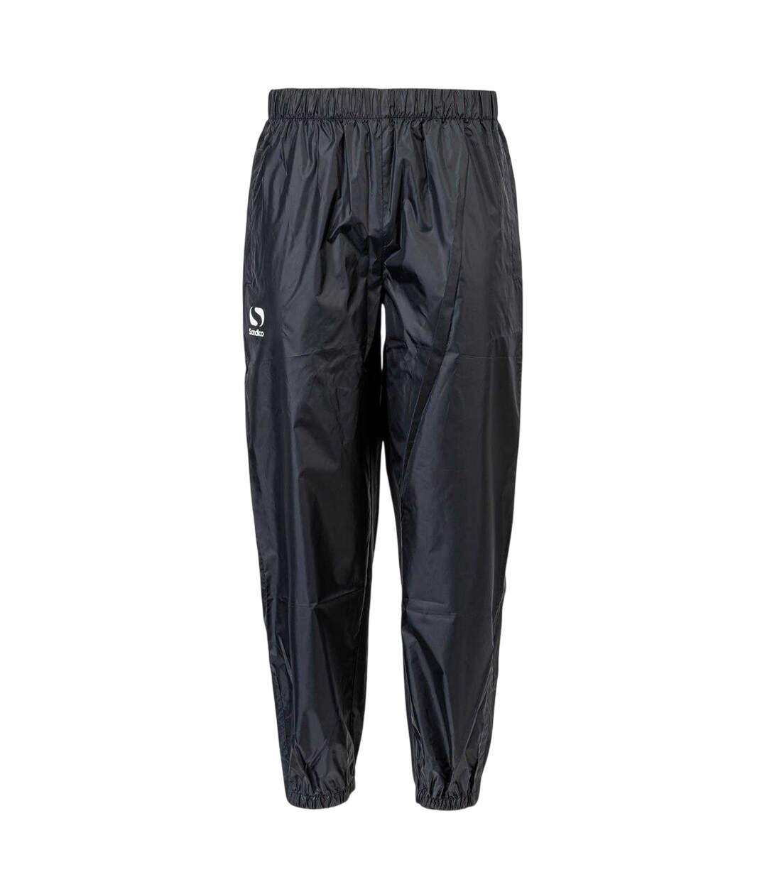 Mens Polyester Logo Rain Trousers Black Sondico-1