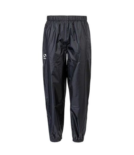Mens Polyester Logo Rain Trousers Black Sondico
