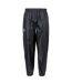 Mens Polyester Logo Rain Trousers Black Sondico-1