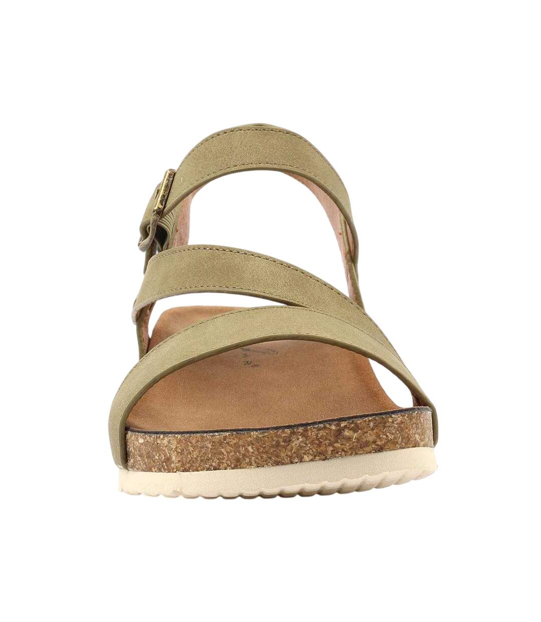 Sandales Cluster Femme Vert Kaki Lunar-3