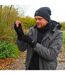 Mens Black 3M Thinsulate Insulation Lined Fingerless Gloves-4
