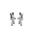 Boucles d'oreilles Luminous Bow, Cristal d'Autriche