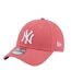 9forty new era baseball cap peach New York Yankees