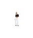 Womens/ladies Bardot Crop Top Black Brave Soul-1