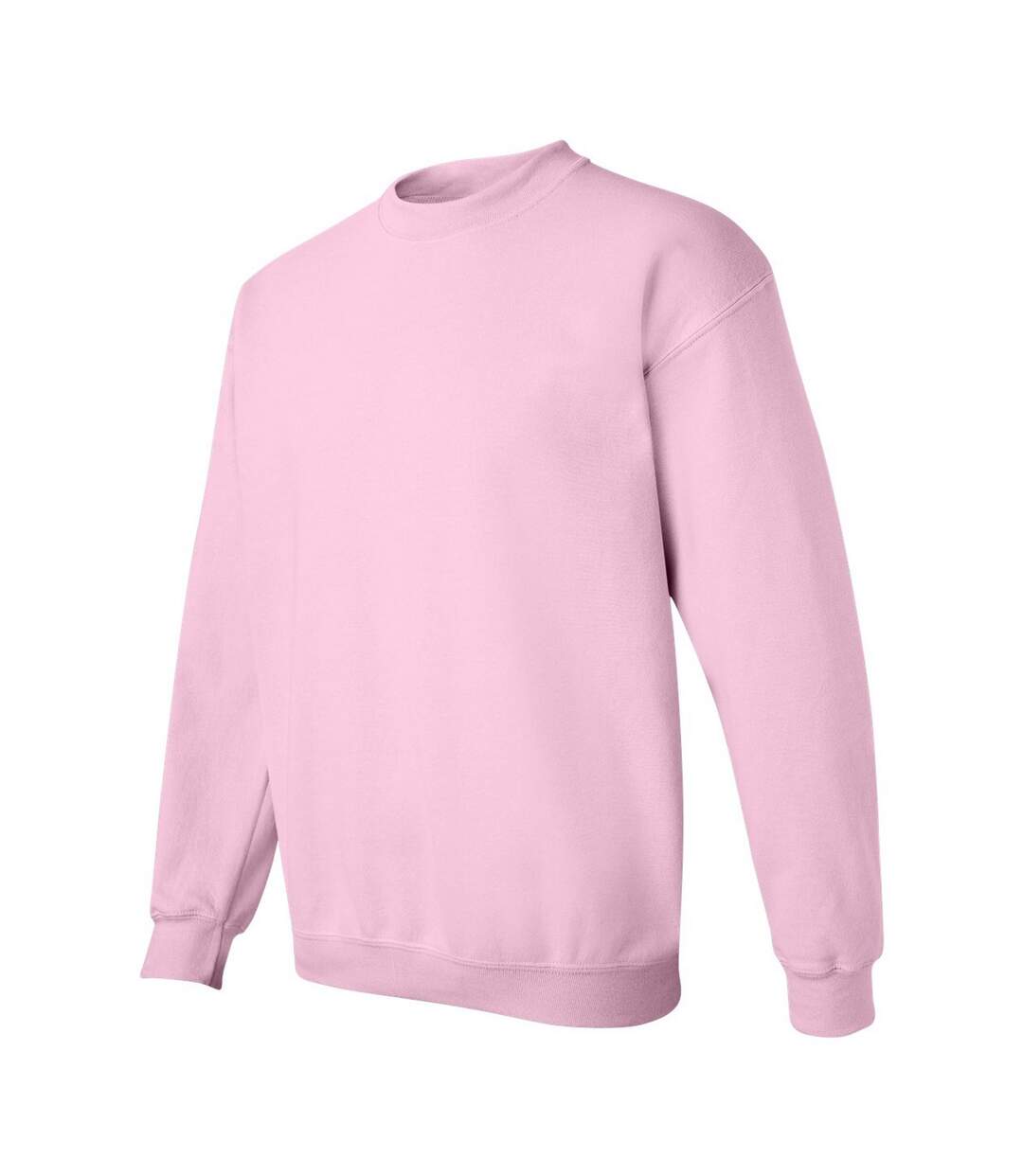 Unisex adult heavy blend crew neck sweatshirt light pink Gildan-3