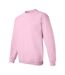 Unisex adult heavy blend crew neck sweatshirt light pink Gildan-3