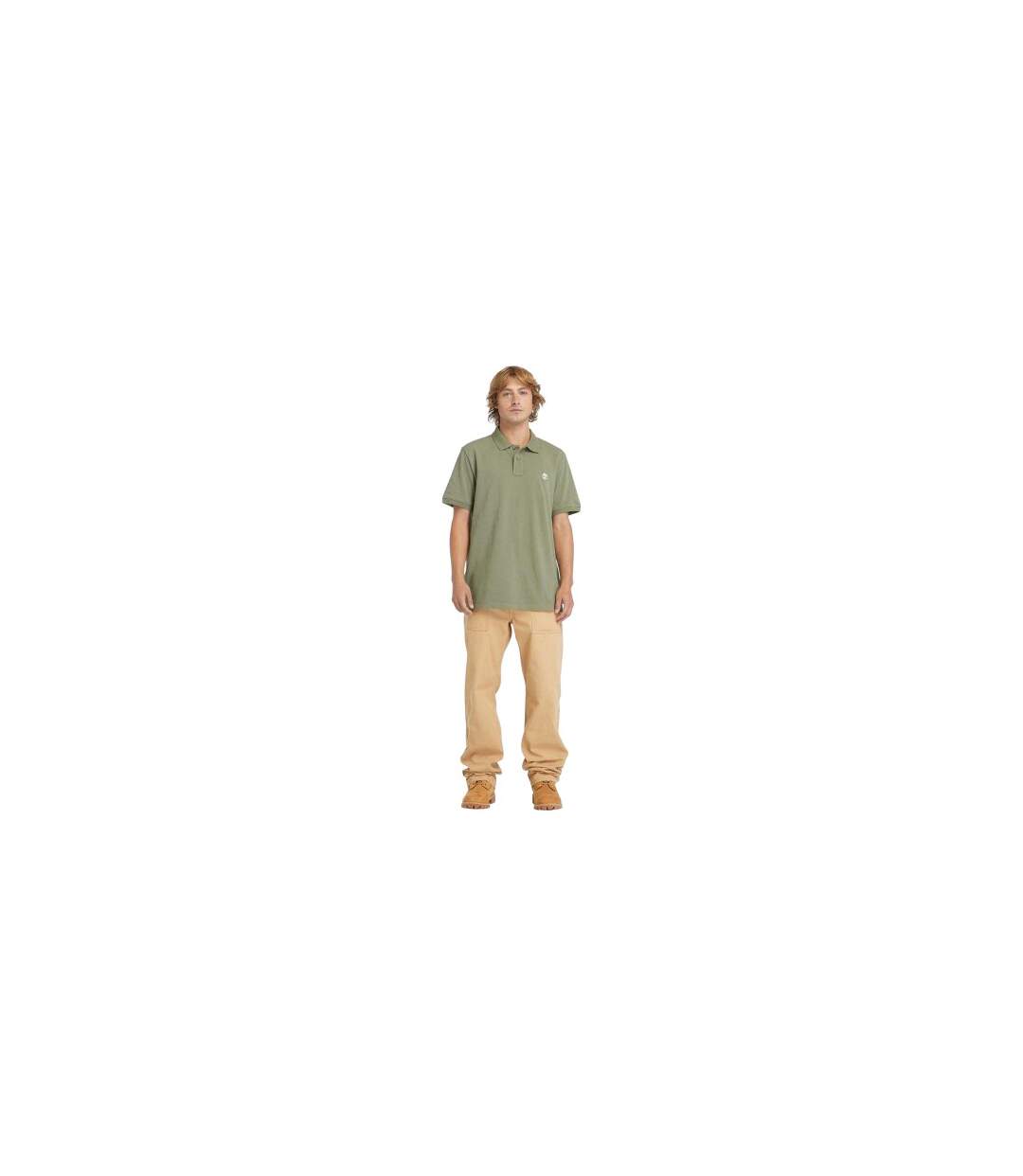 Polo Motif/style Logo Oyster River Homme Vert Timberland-1