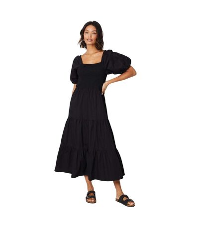 Robe mi-longue femme noir Dorothy Perkins