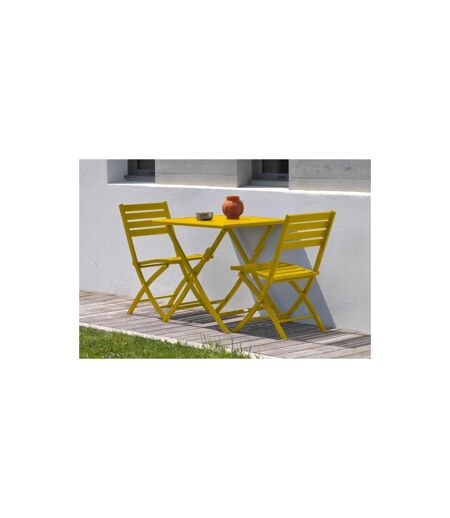 Chaise de Jardin Pliante Marius 82cm Moutarde