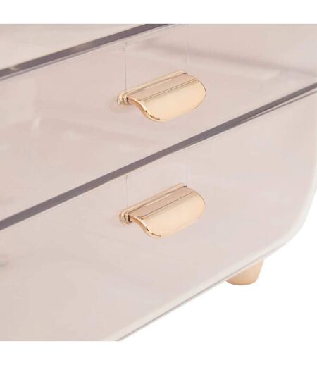Organiseur 2 Tiroirs Sara 35cm Blanc