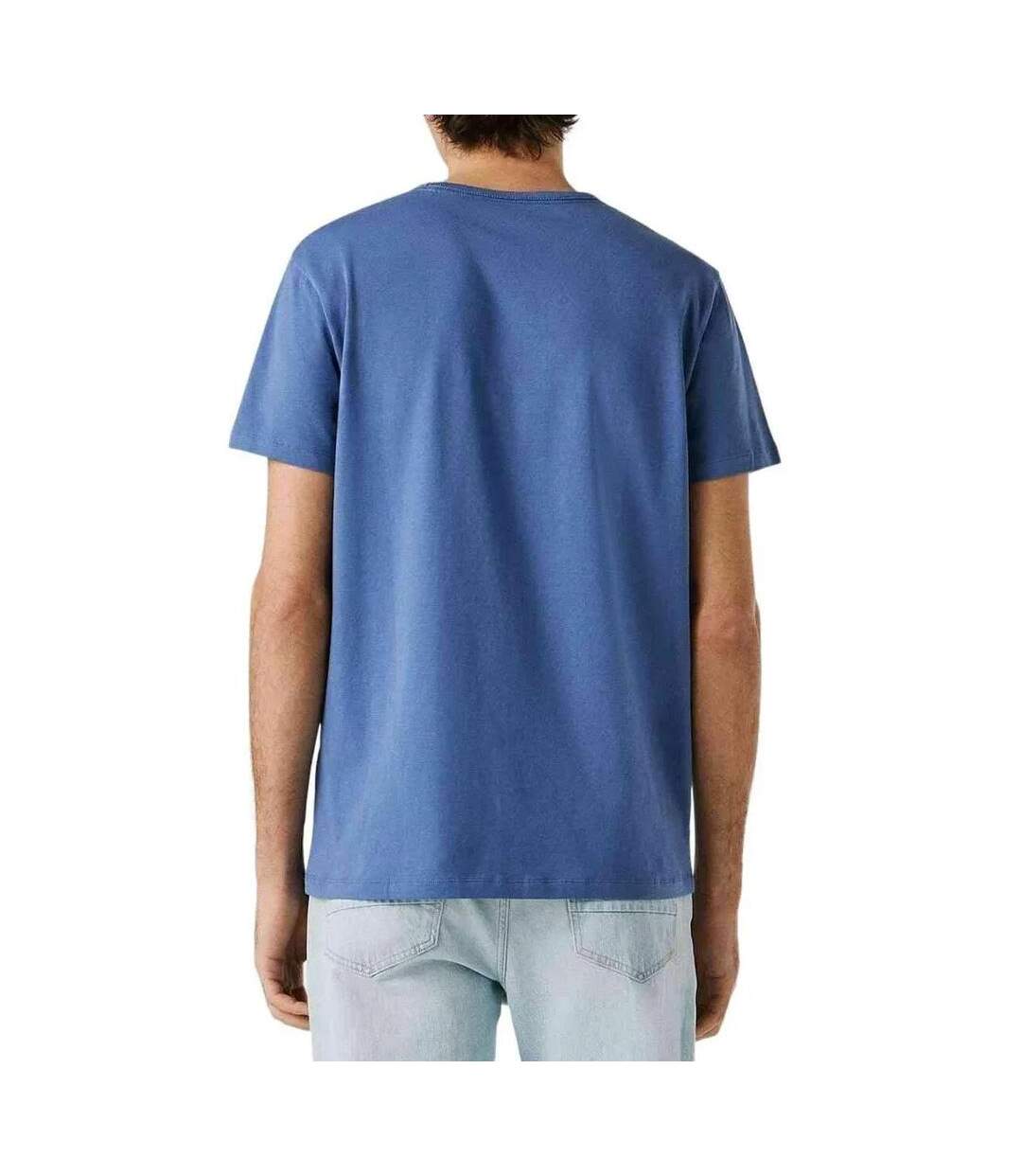T-Shirt bleu royal homme pepe jeans original-2