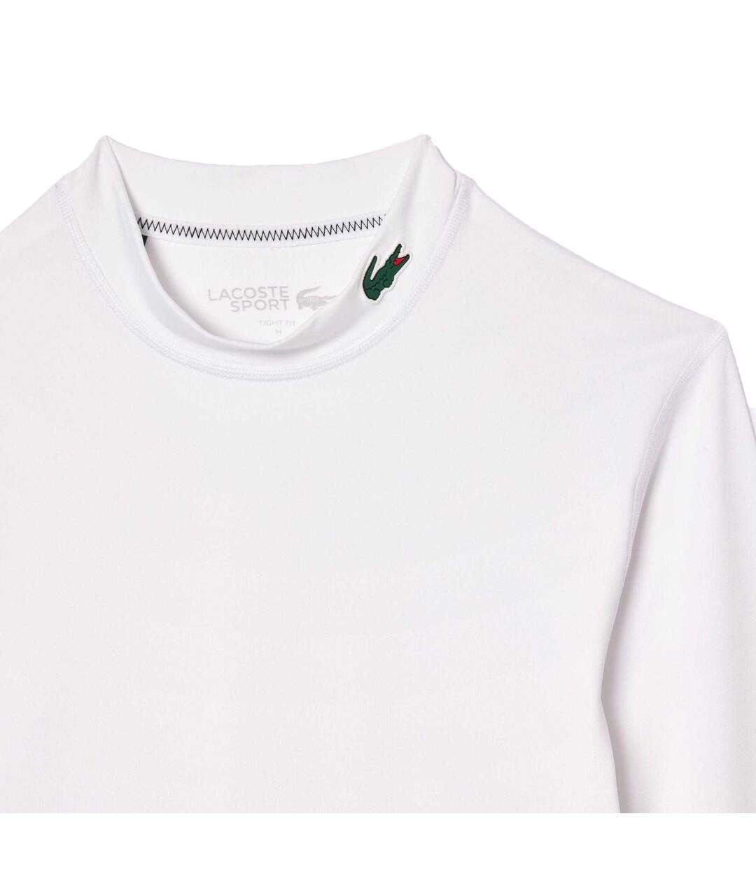 T-shirt Manches Longues Sports Homme Blanc Lacoste-4