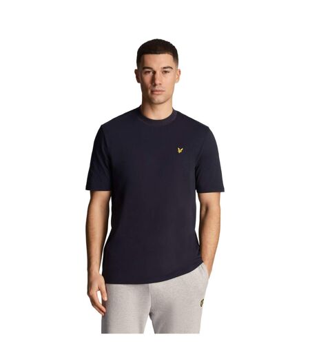 Mens rally tipped t-shirt dark navy Lyle & Scott