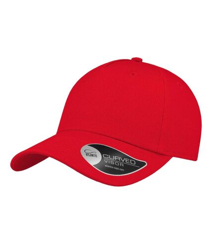 Atlantis 5 Panel Structured Cap (Red) - UTAB483