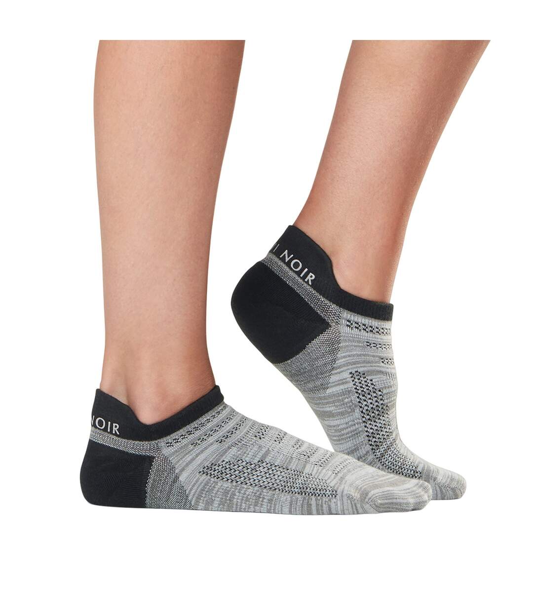 Chaussettes de sport parker femme gris / noir Tavi Noir