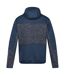 Regatta Mens Cadford V Marl Full Zip Fleece Jacket (Admiral Blue/Navy)