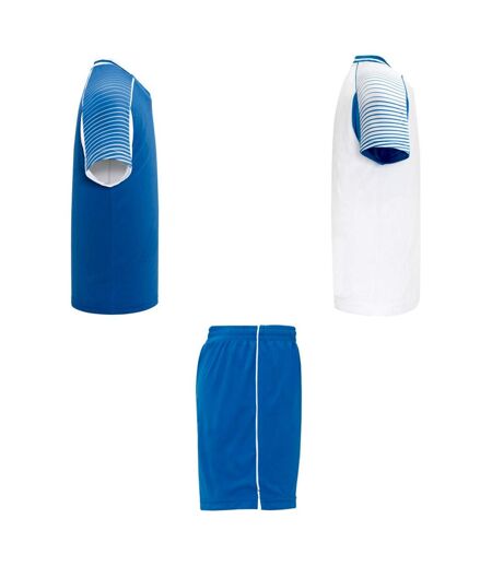 Set de sport juve adulte blanc / bleu roi Roly