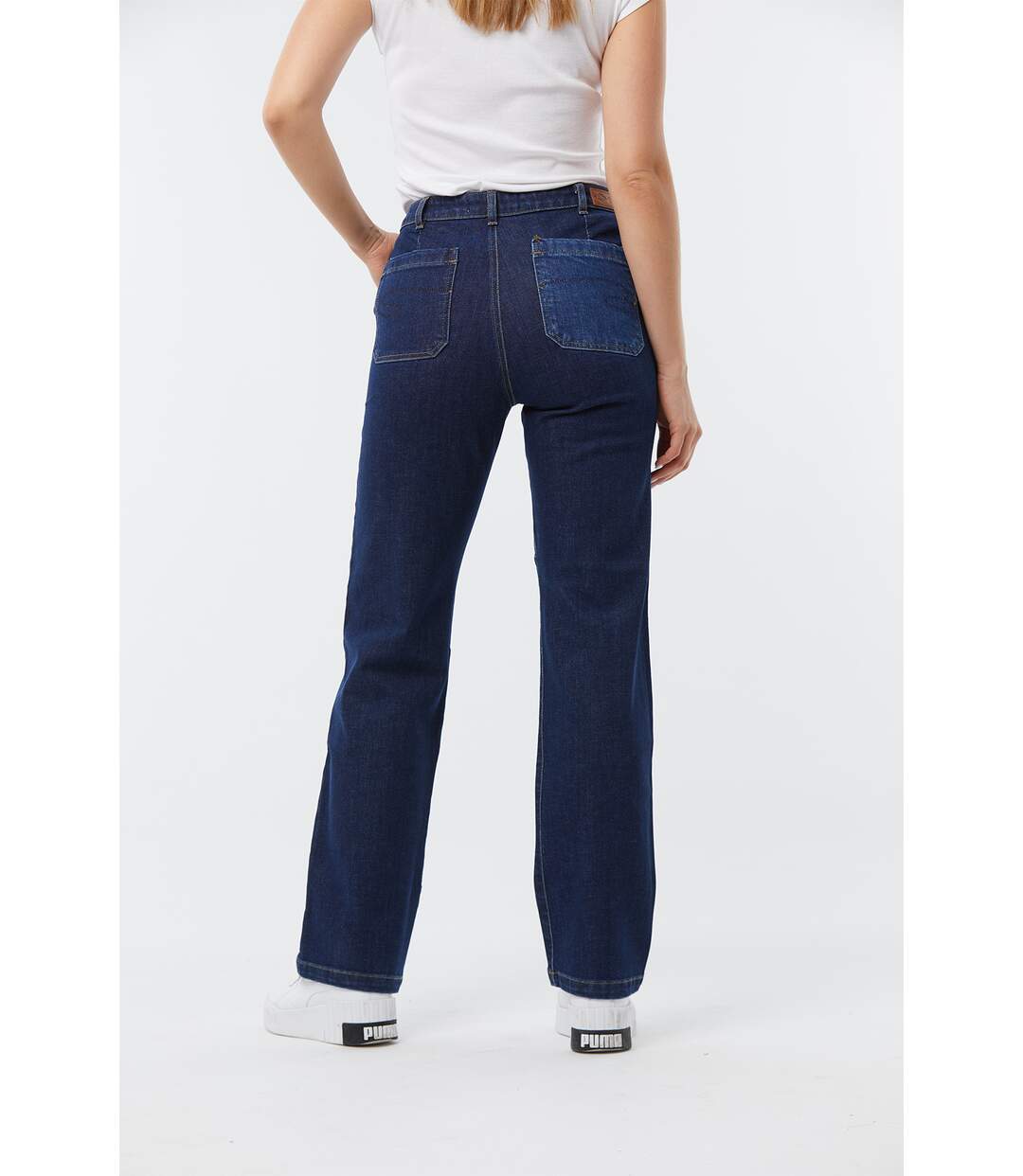 Pantalon femme coton flare JACKA