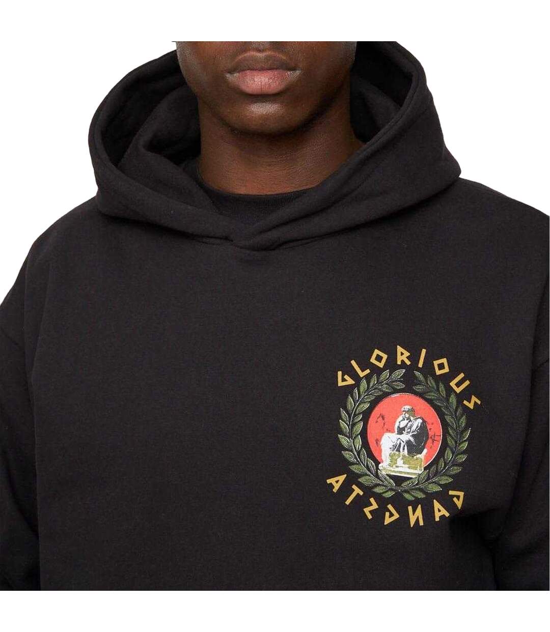 Sweat À Capuche Ceazar Homme Noir Glorious Gangsta-3