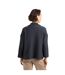 Womens/ladies Santosh Macaroni Cropped Cardigan Navy Weird Fish-4