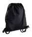 Icon Drawstring Bag One Size Black Bagbase-1