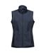Stormtech Womens/Ladies Avalante Knitted Heather Full Zip Vest (Navy)