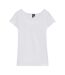 T-shirt Motif/style Uni Femme Blanc Vif Vero Moda-2