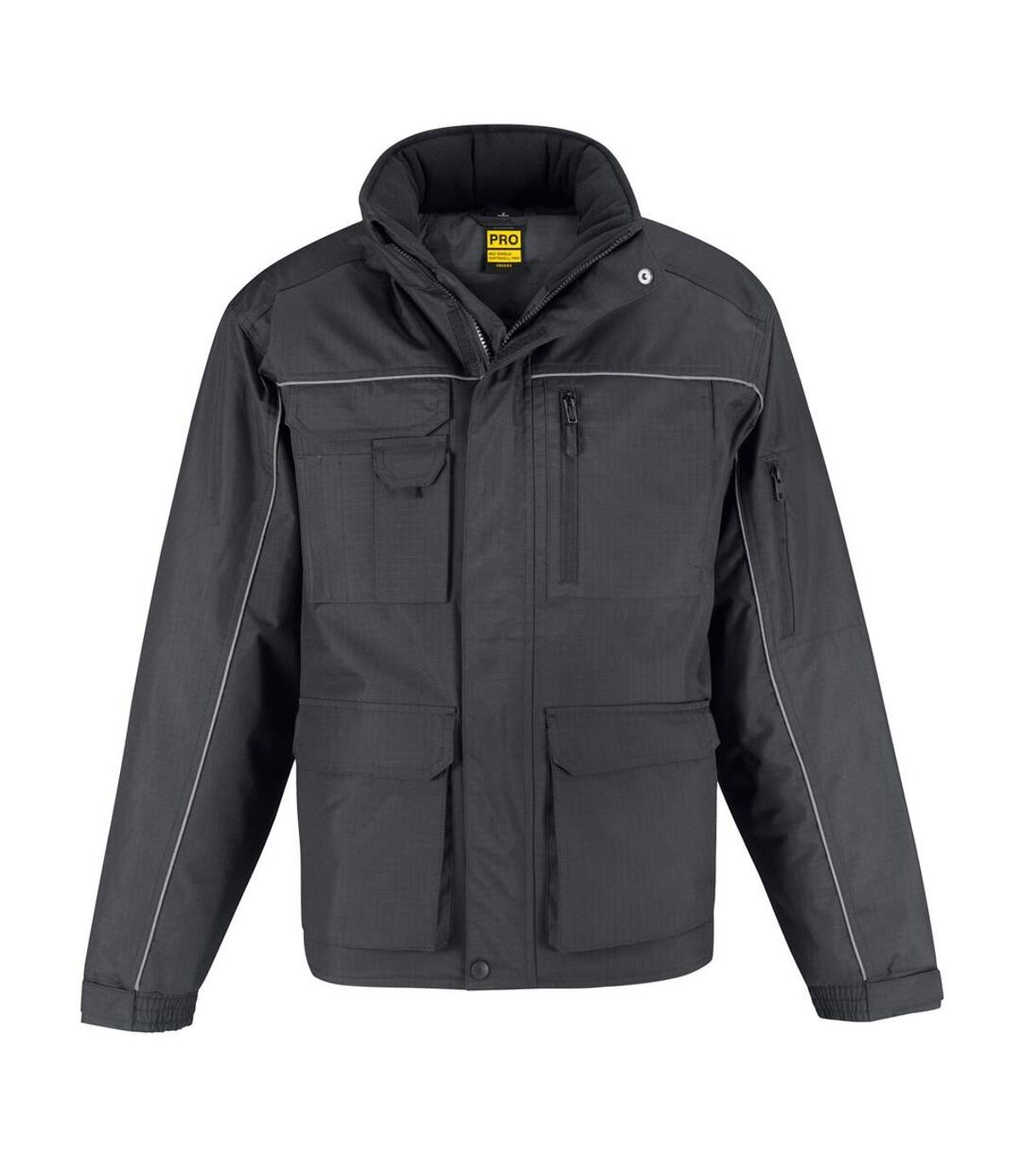 B&C Mens Shelter Pro Waterproof Jacket (Dark Gray) - UTRW4833