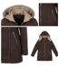 Manteau Polaire Femme Contre-collé MAYFLOWER TOKYO3 – Marron Chocolat-3