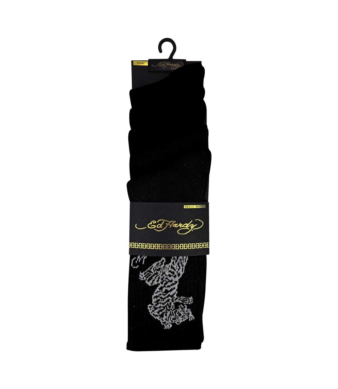 5 Pairs Mens Black Crew Socks Lightweight Breathable Sport Socks-2