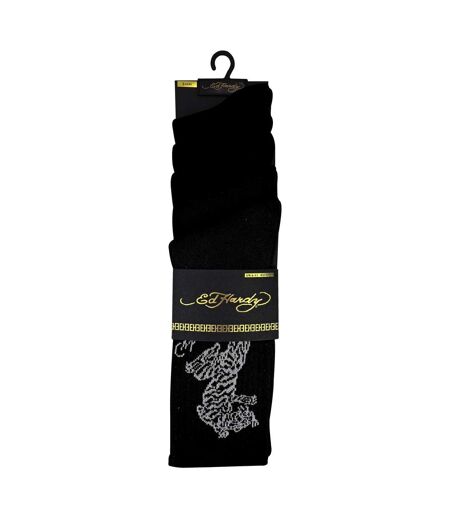5 Pairs Mens Black Crew Socks Lightweight Breathable Sport Socks