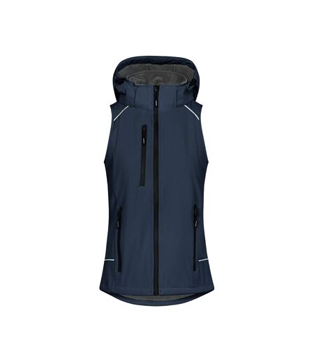 Veste Sans Manches Femme Bleu Marine Promodoro