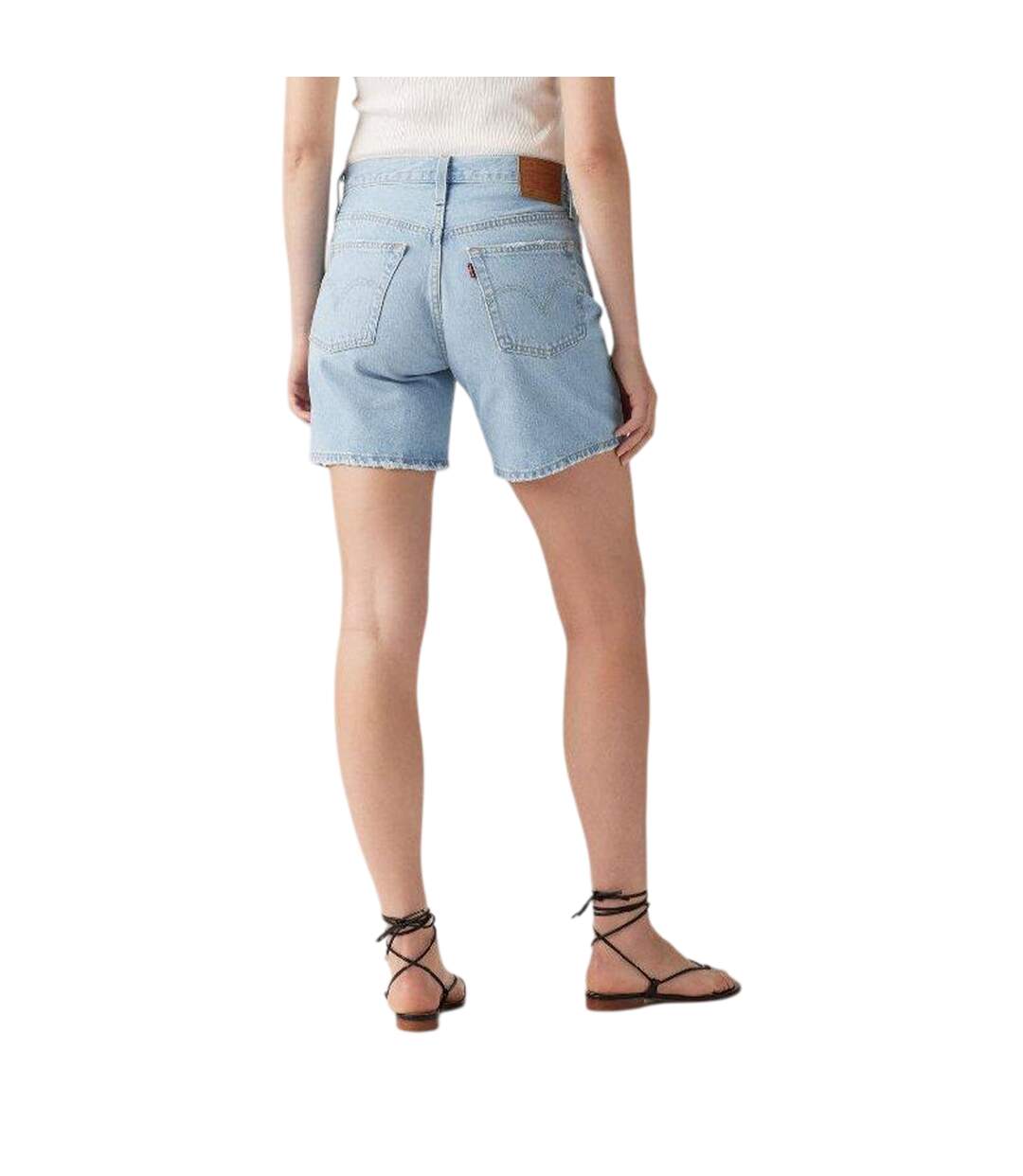Short Femme Bleu Levis-3
