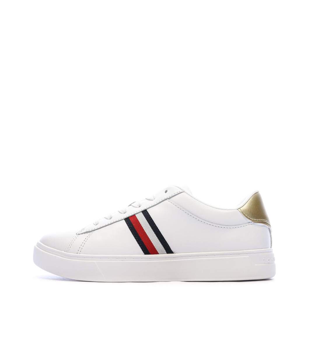 Baskets blanches femme tommy hilfiger essential court snea-1