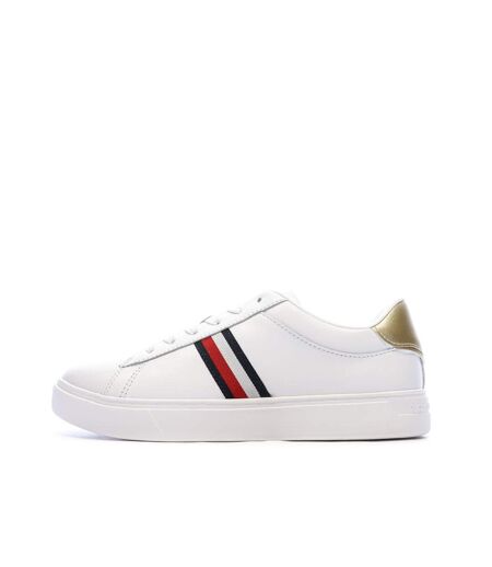 Baskets blanches femme tommy hilfiger essential court snea
